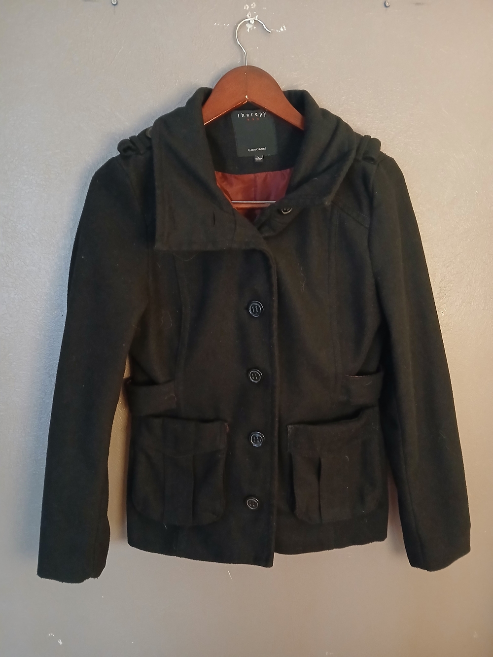Womans Pea Coat, Therapy By Lane Crawford, Large